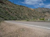 Asphalt Road in Utah's Mountainous Landscape