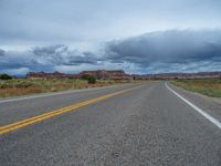 Asphalt Road in Utah's Canyon Landscape