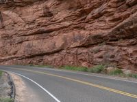 Asphalt Road in Utah: Exploring the USA's Beautiful Landscape