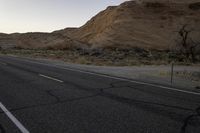 Asphalt Road in Utah: Crossing Mountain Terrain