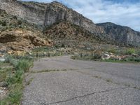 Asphalt Road in Utah: A Majestic Mountain View