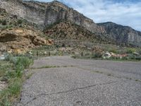 Asphalt Road in Utah: A Majestic Mountain View