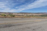 Asphalt Road in Utah Plain Infrastructure 001