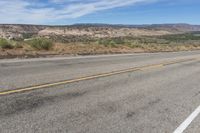 Asphalt Road in Utah Plain Infrastructure