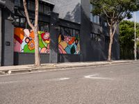 Asphalt Roads and Classic Architecture in LA