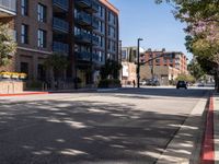 Asphalt Roads of Los Angeles: A Clear Day View
