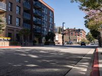 Asphalt Roads of Los Angeles: A Clear Day View
