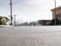 Asphalt Roads of Los Angeles Under Clear Skies