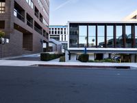 Asphalt Roads of Los Angeles with Modern Architecture