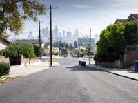 Asphalt Roads of Los Angeles Under Clear Skies
