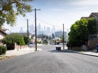 Asphalt Roads of Los Angeles Under Clear Skies
