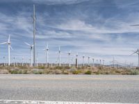 Asphalt Roads of Mojave Desert, California