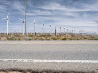 Asphalt Roads of Mojave Desert, California