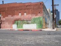 Asphalt Streets of Los Angeles on a Clear Day