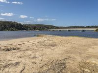 Australia's Bega River: Sandy Shores and Lush Trees