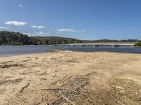 Australia's Bega River: Sandy Shores and Lush Trees