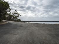 Australia's Coastal Road Along Wallagoot Lake