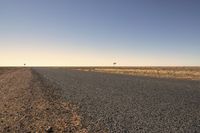 Australian Desert Road in Queensland Prairie 001