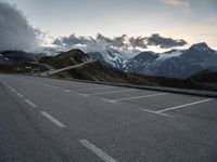 Austria's Dramatic Mountain Landscape at Dawn