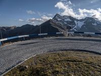 Austria's Elevated Mountain Road Landscape