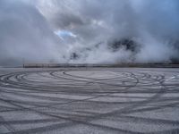 Gloomy Landscape in Austria