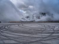 Gloomy Landscape in Austria