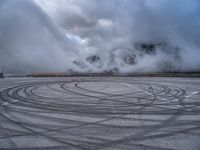 Gloomy Landscape in Austria