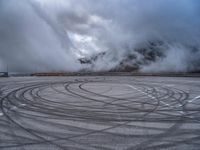 Gloomy Landscape in Austria