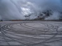 Gloomy Landscape in Austria