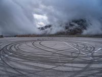 Gloomy Landscape in Austria