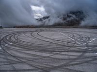 Gloomy Landscape in Austria