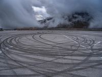 Gloomy Landscape in Austria