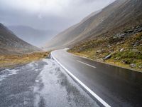 Austria: Gloomy Landscape with Grey Sky