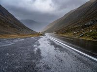 Austria: Gloomy Landscape with Grey Sky