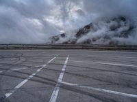 Austria's Gloomy Mountain Landscape