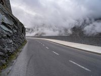 Austria Highland Road: Cloudy Sky and Nature