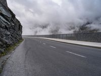 Austria Highland Road: Cloudy Sky and Nature