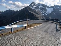 Austria Landscape: Mountain Road in Highlands