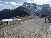 Austria Landscape: Mountain Road in the Highlands