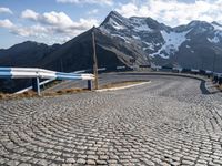 Austria Landscape: Mountain Road Highlands