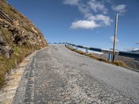 Austria Landscape: A Winding Road Along the Coastal Slope