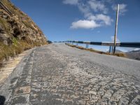 Austria Landscape: A Winding Road Along the Coastal Slope