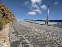 Austria Landscape: A Winding Road Along the Coastal Slope