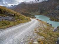 Austria Mountain Landscape: Rugged Slope with Scenic Views