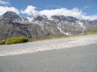 Austria Mountain Profile with Clear Sky