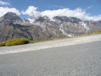 Austria Mountain Profile with Clear Sky