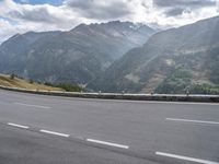 Austria Mountain Road Highland Landscape 001