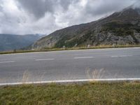 Austria's Rural Landscape: Mountains on a Cloudy Day