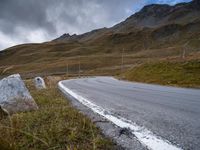 Austria Scenic Landscape: Winding Road Highland 001