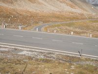 Scenic Road in Austria with Clear Sky and Mountain Landscape